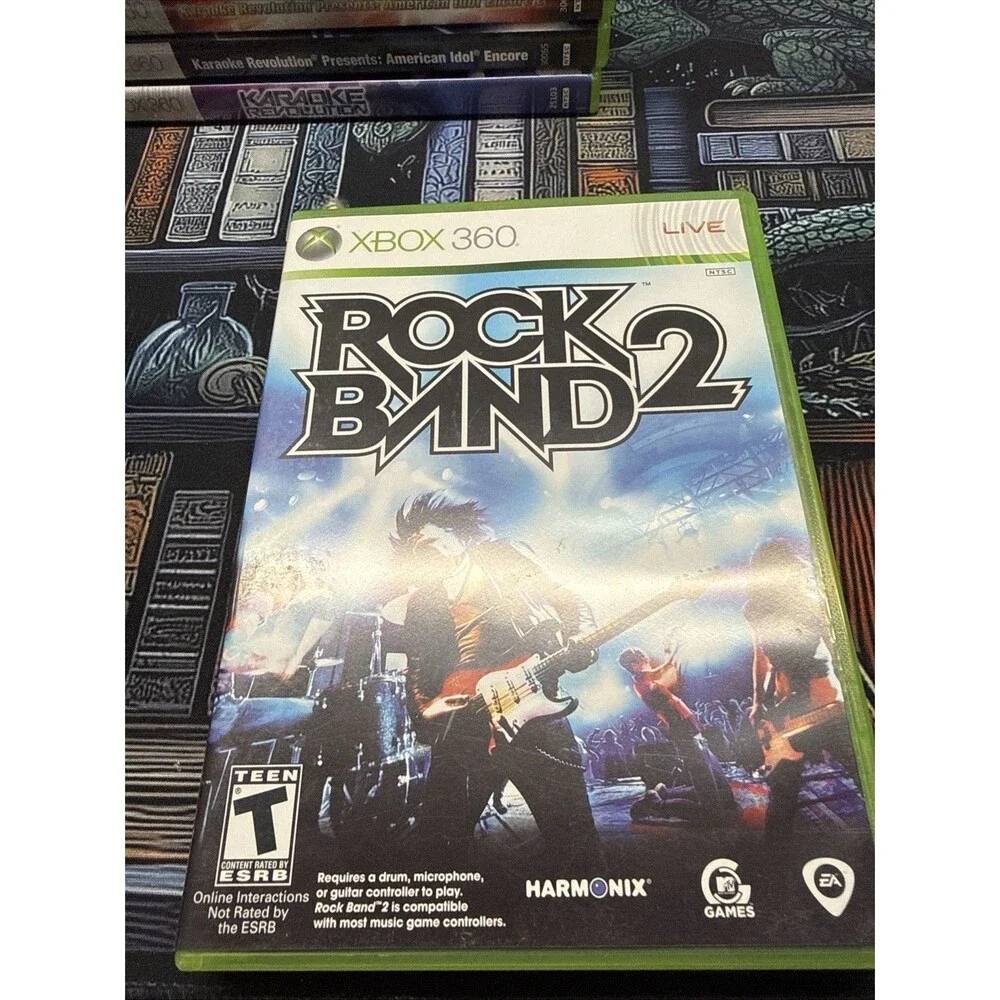 Xbox 360 Games Lot Of 8 Music Games Karaoke Revolution RockBand CIB Tested